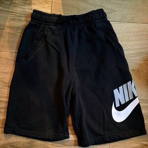 Nike Kids Black and White Logo Shorts